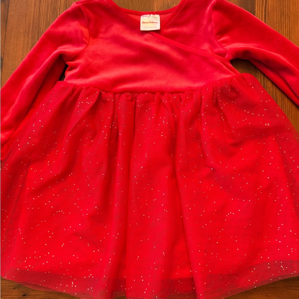 Hanna Andersson Red Formal Kids Dress